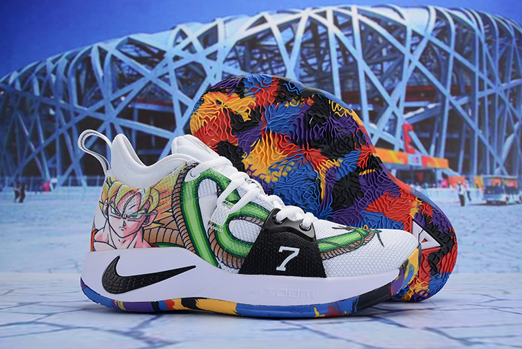 Nike PG 2.5 White Colorful Shoes